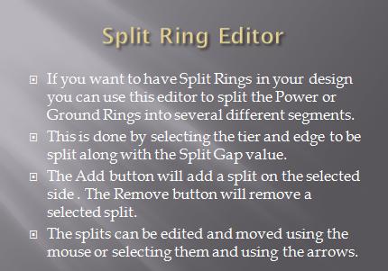 Split ring editor