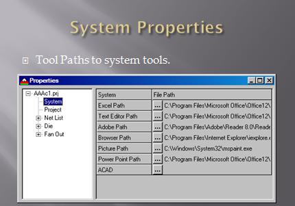 System properties