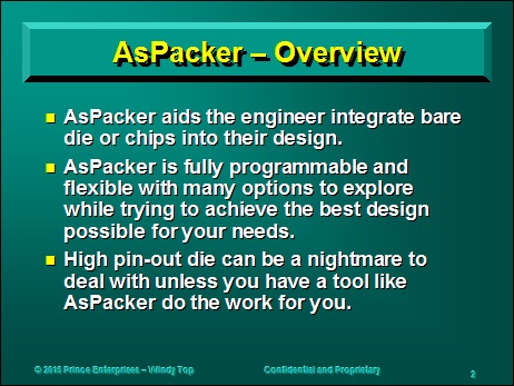 AsPacker - Overview